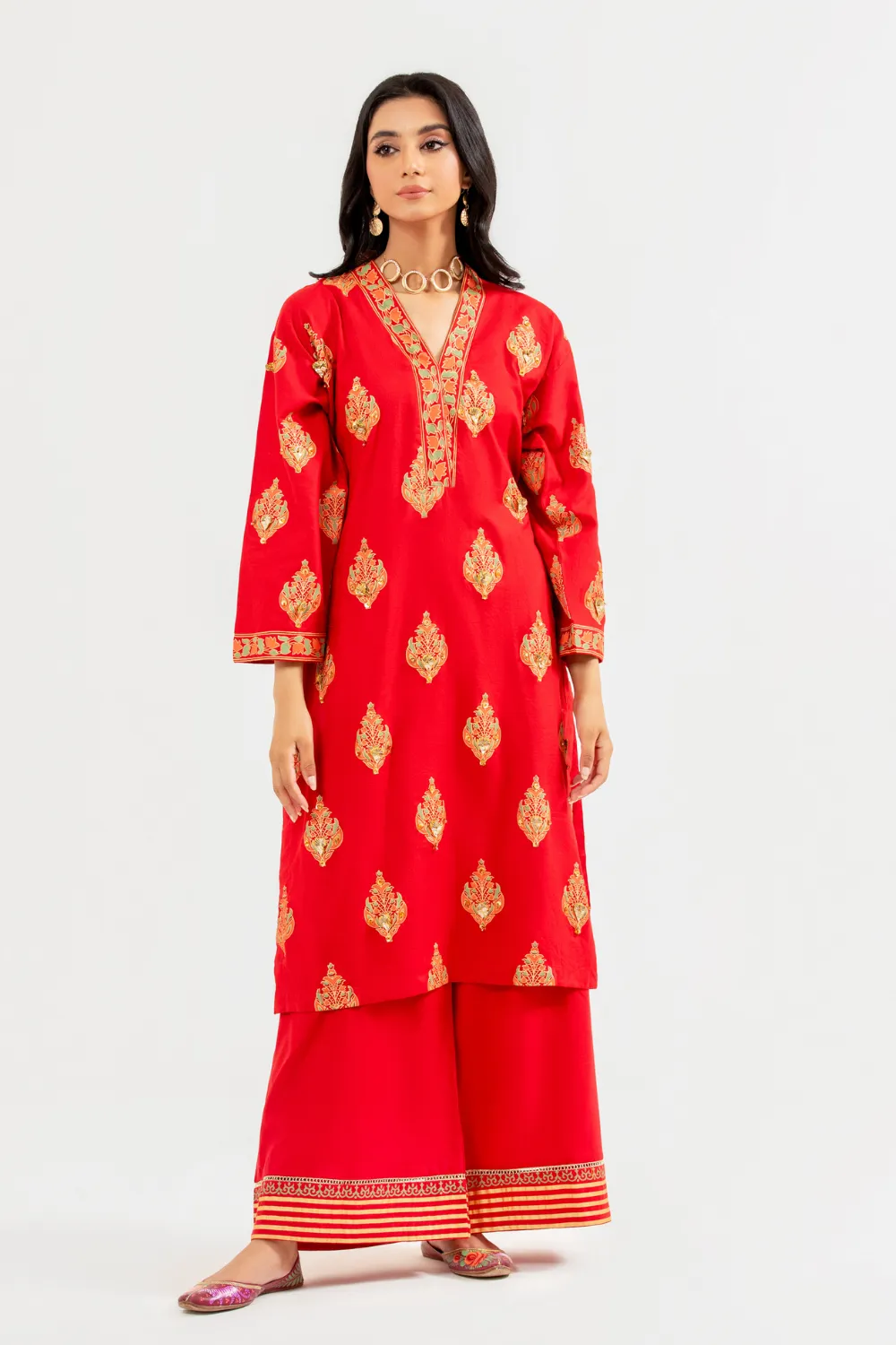 2 PC Stitched | Jacquard Shirt   Trouser