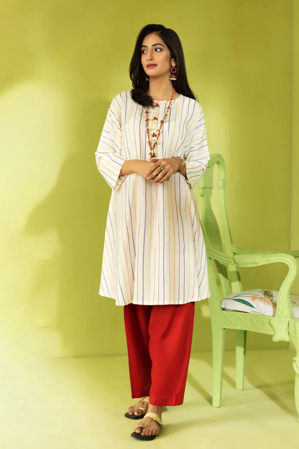 2 PC Stitched | Jacquard Shirt   Trouser