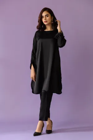2 PC Stitched | Silk Shirt   Trouser