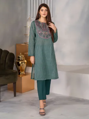 2 Piece Embroidered Yarn Dyed Suit | Lime Light Women Eid Collection 2023