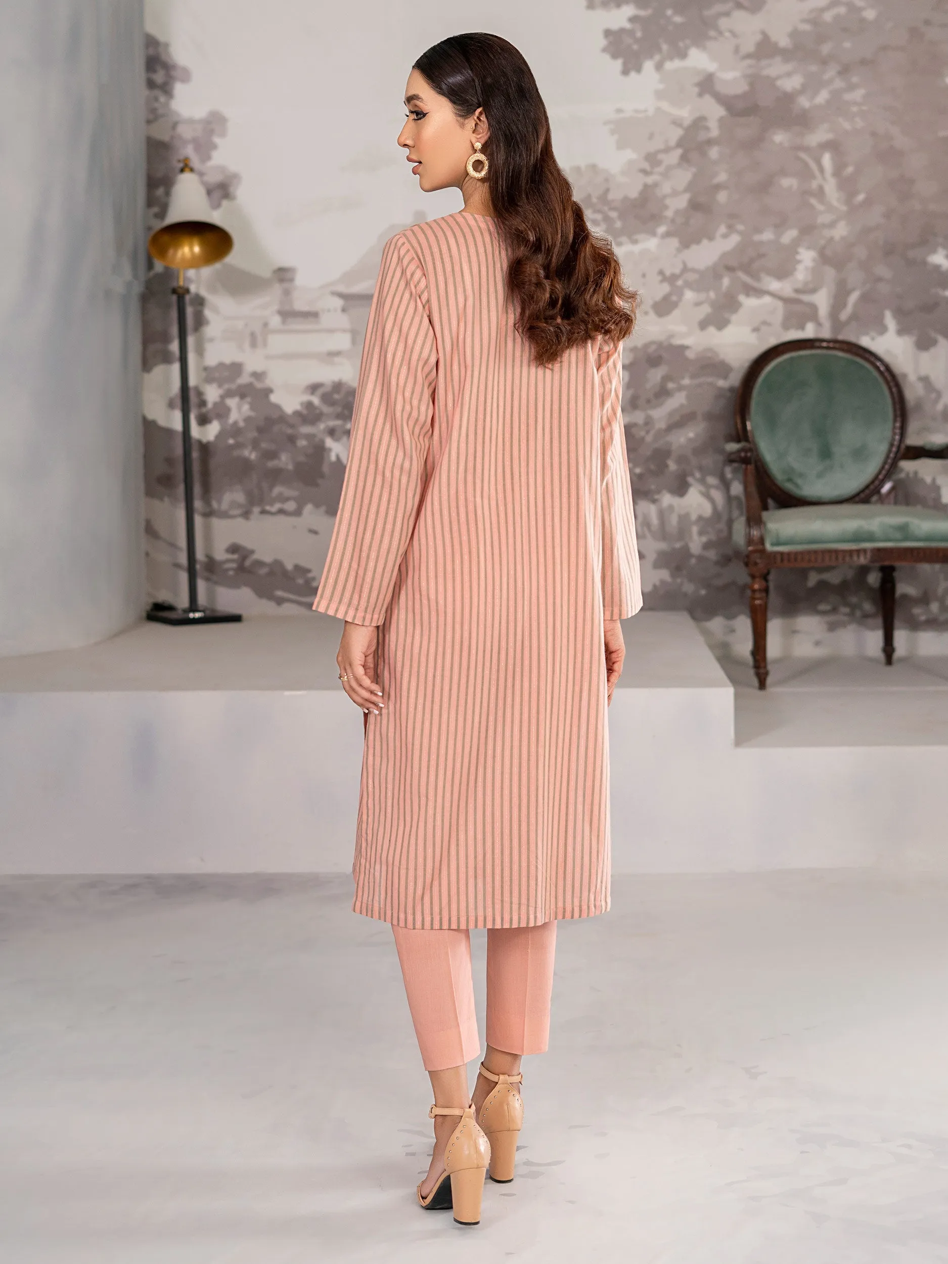 2 Piece Embroidered Yarn Dyed Suit | Lime Light Women Eid Collection 2023