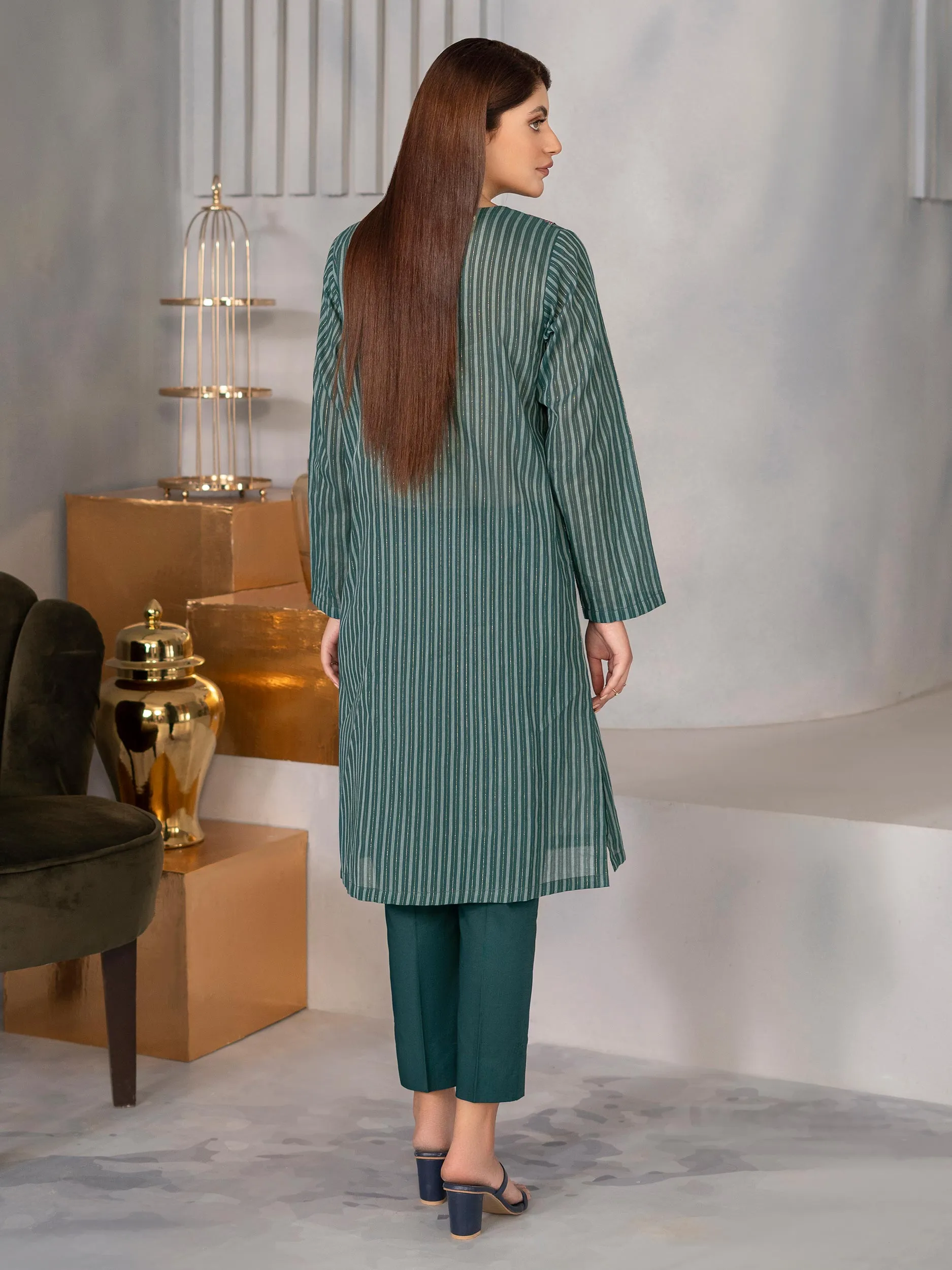2 Piece Embroidered Yarn Dyed Suit | Lime Light Women Eid Collection 2023