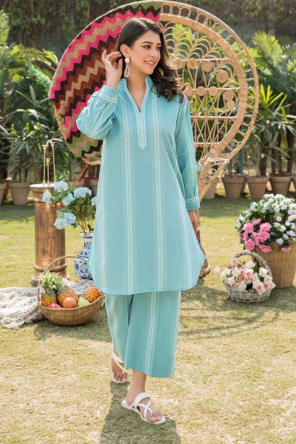 2PC Stitched | Cotton Shirt   Trouser