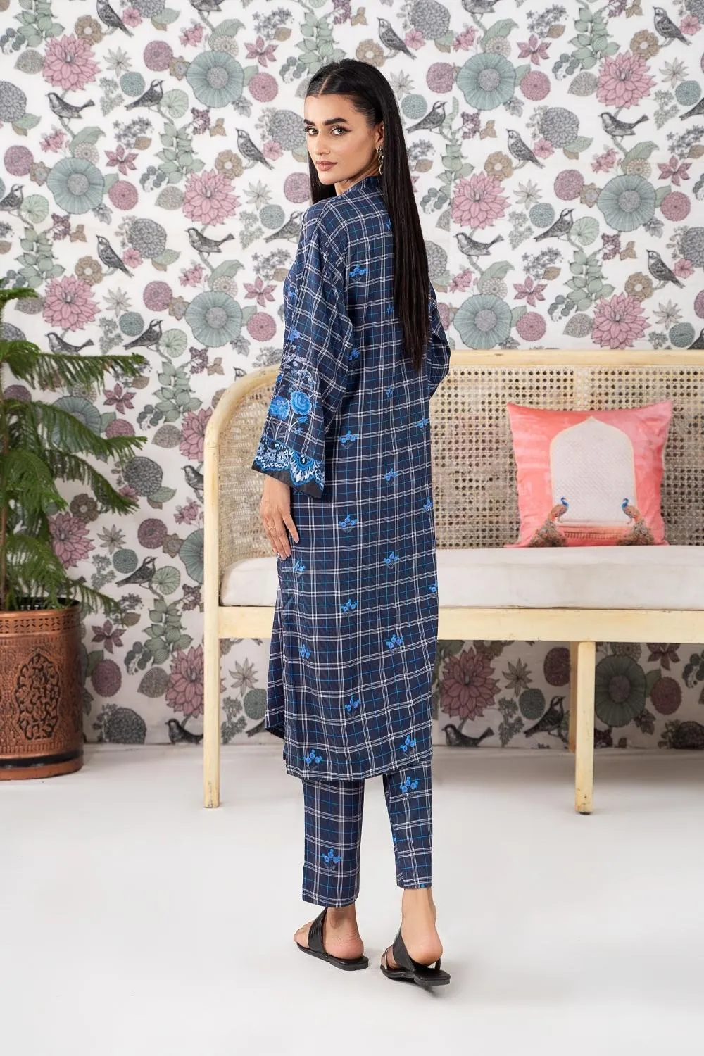 2PC Stitched | Printed Jacquard Suit