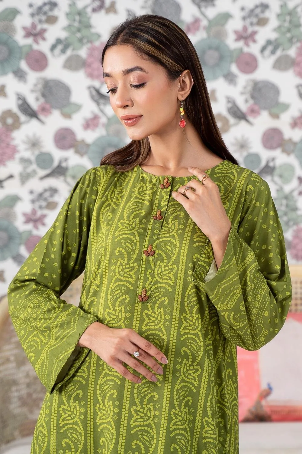 2PC Stitched | Printed Jacquard Suit