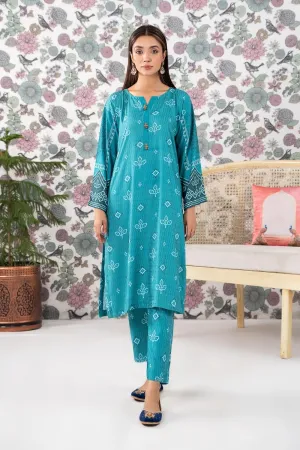 2PC Stitched | Printed Jacquard Suit