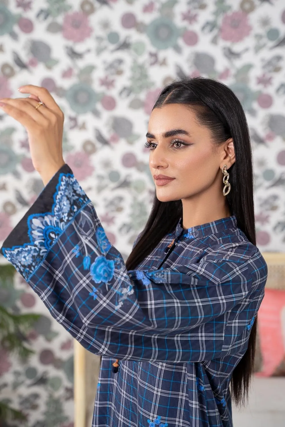 2PC Stitched | Printed Jacquard Suit