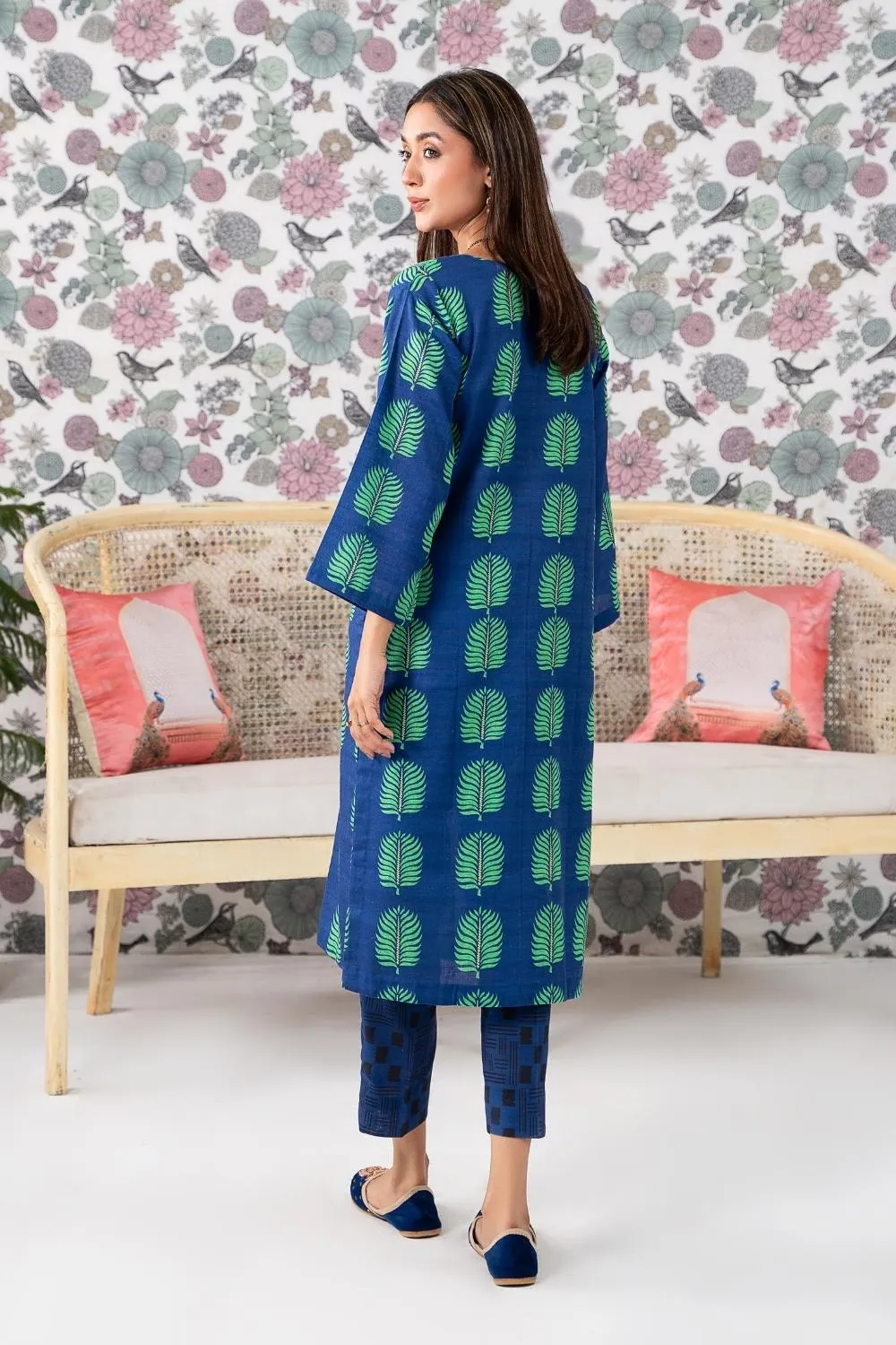 2PC Stitched |Printed Khaddar Suit
