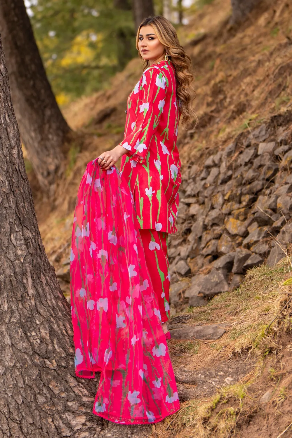 3 PC STITCHED | PRINTED LAWN SUIT