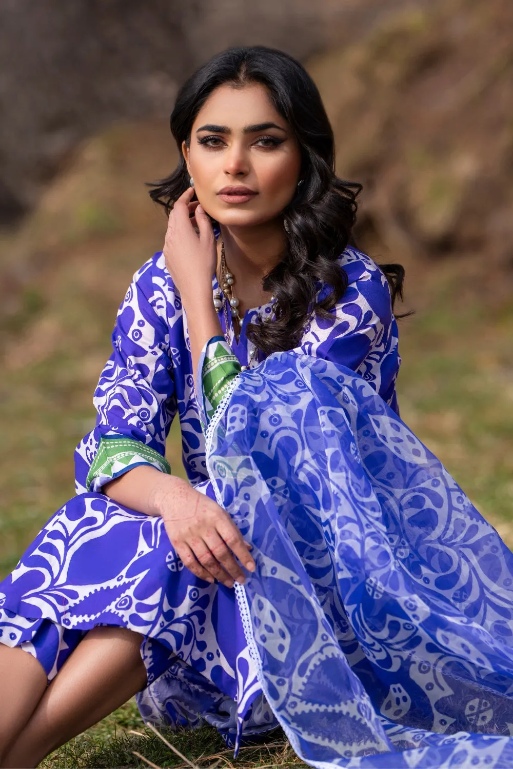 3 PC STITCHED | PRINTED LAWN SUIT