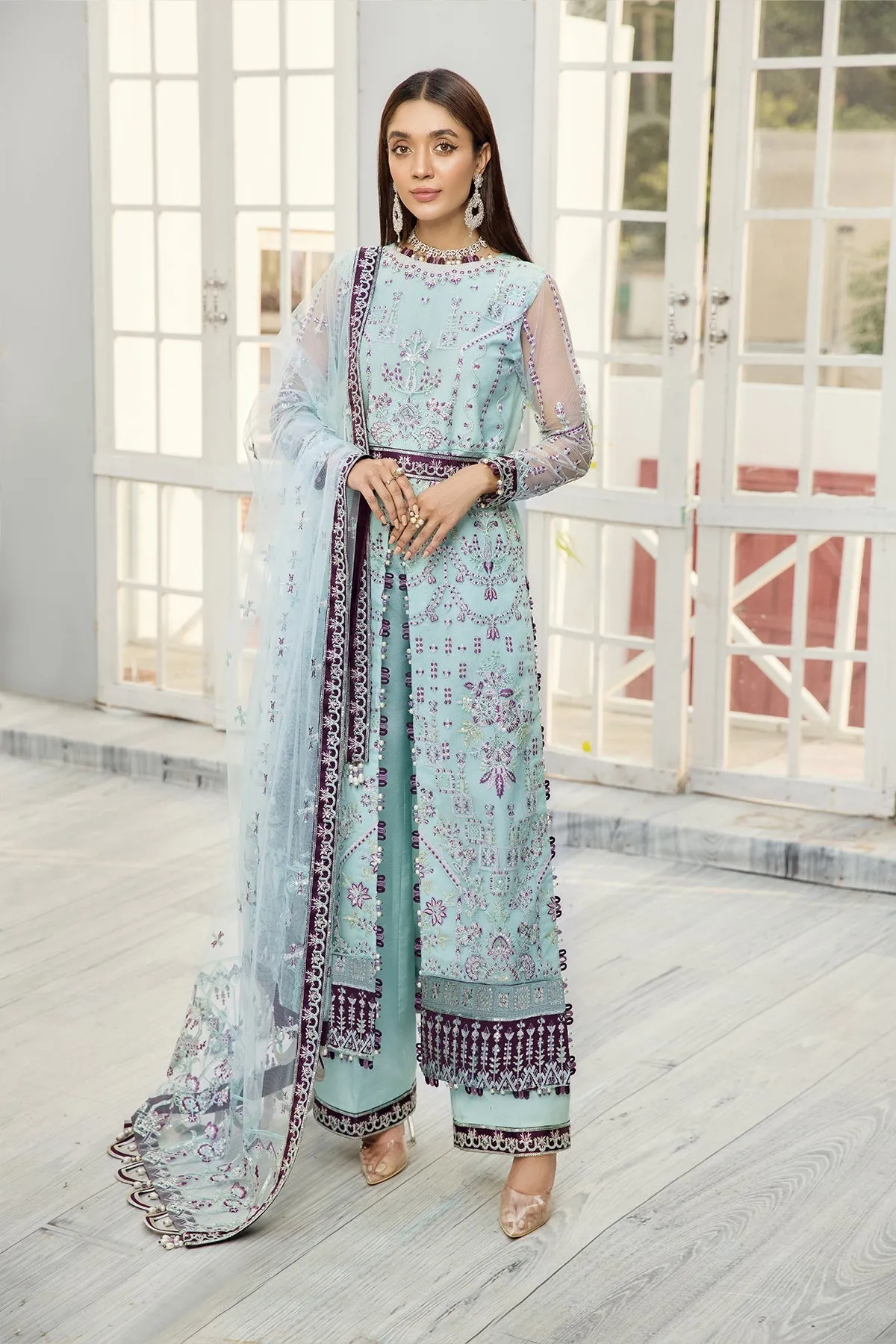 Aabyaan | Alizeh Fashion Embroidered Formal Collection 2022 | Unstitched and Stitched Embroidered Net Suits