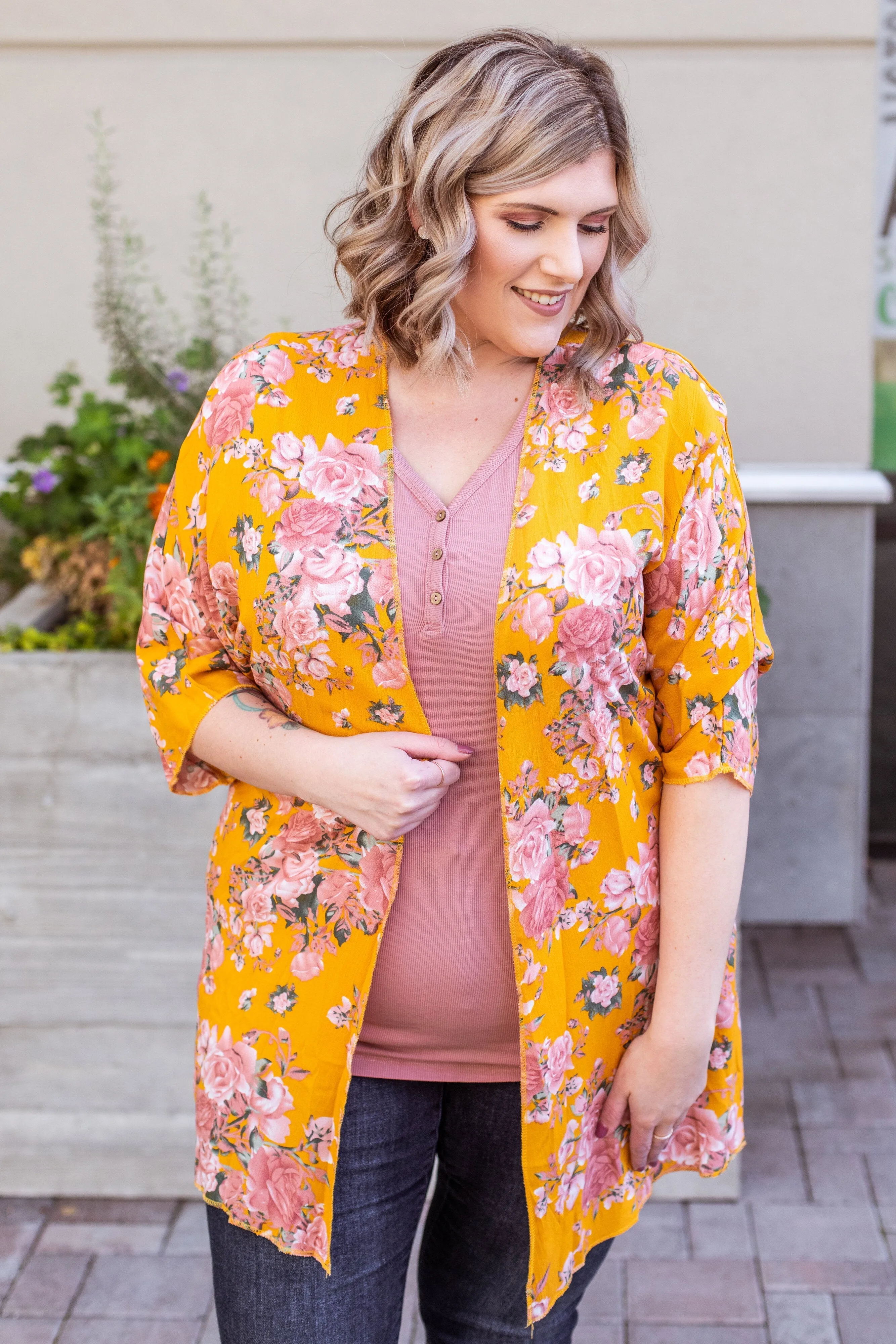 Addison Henley Tank - Rose