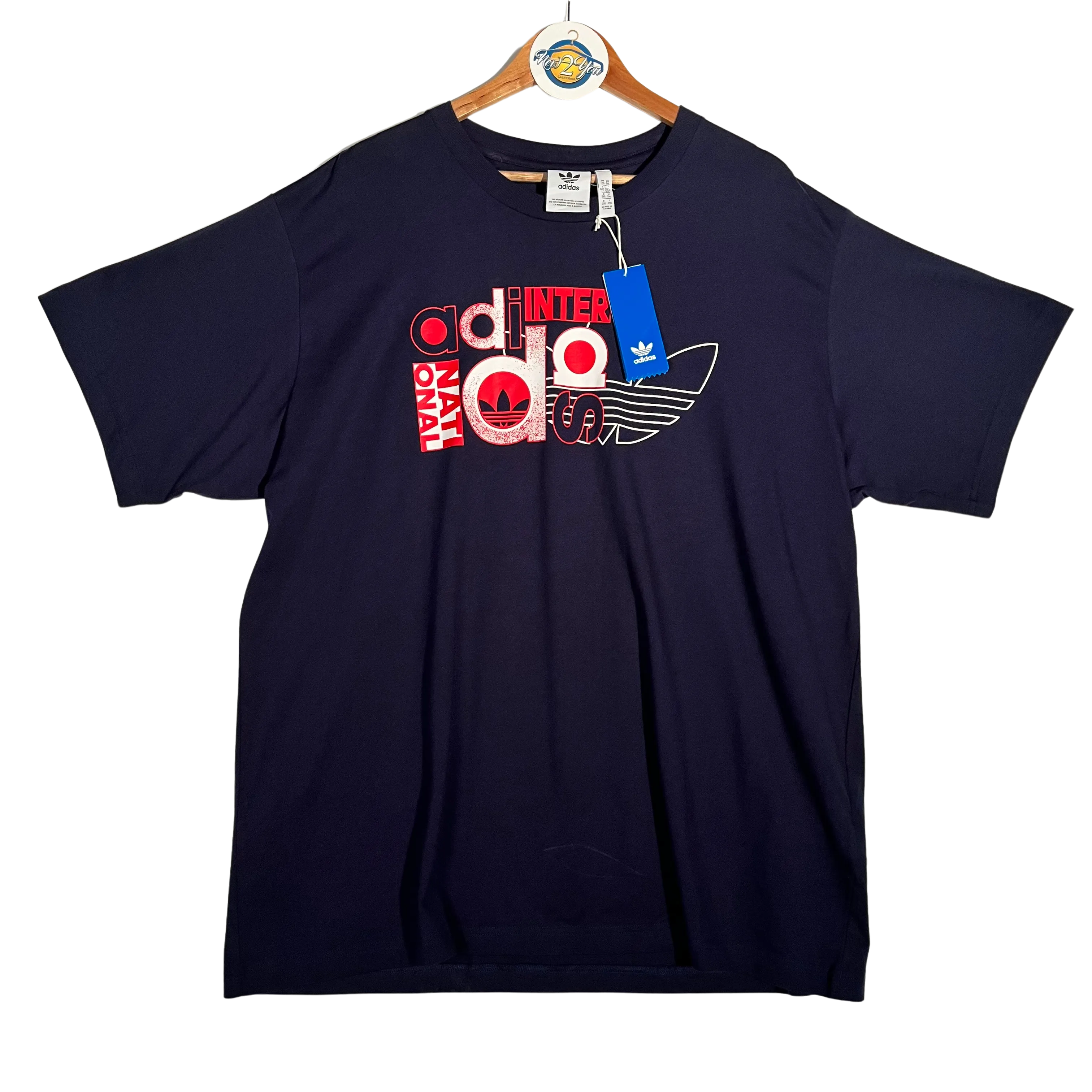 Adidas Collegiate Navy 'International' Tee