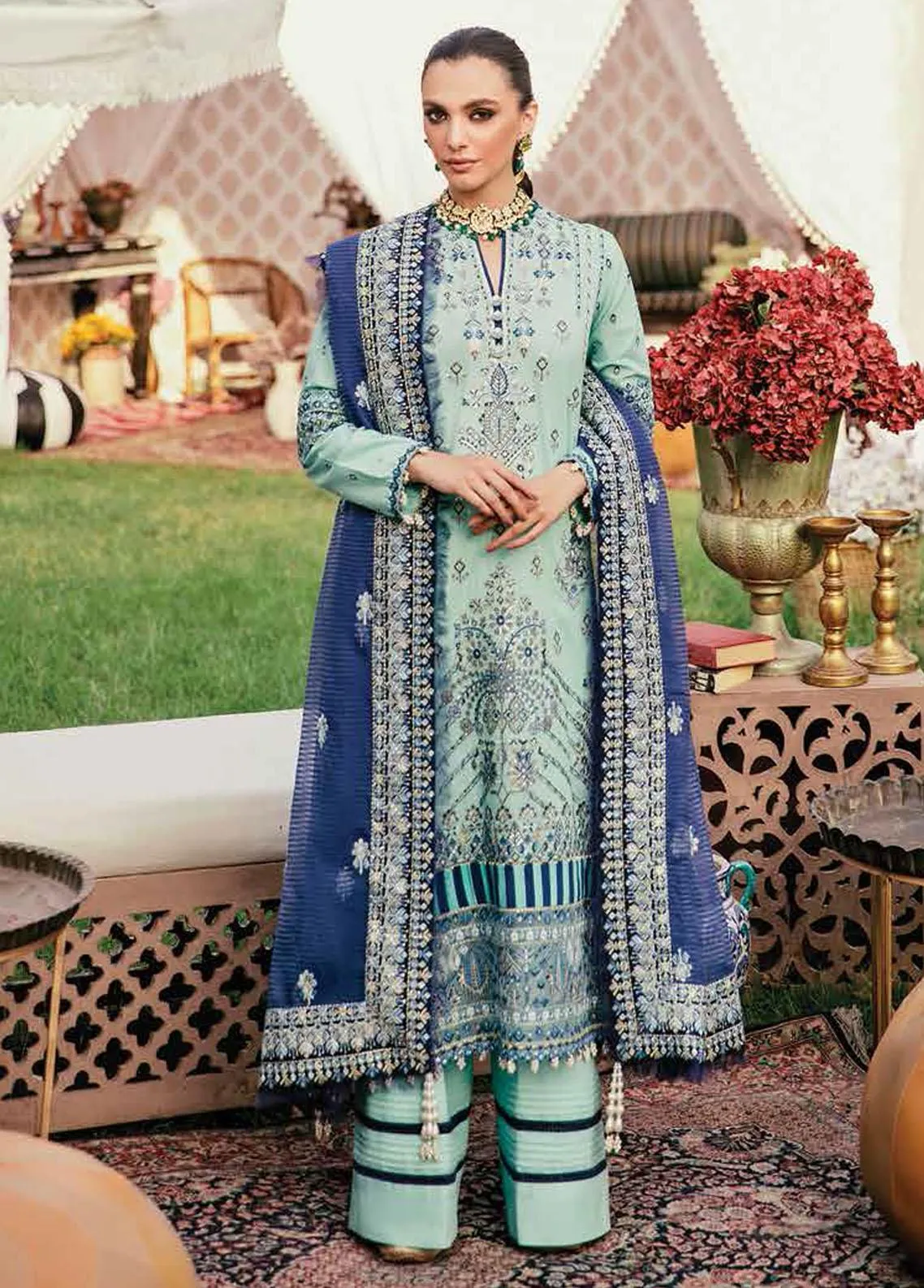 AFROZEH | GUL BAHAAR FESTIVE COLLECTION'22 | HERIZ 08