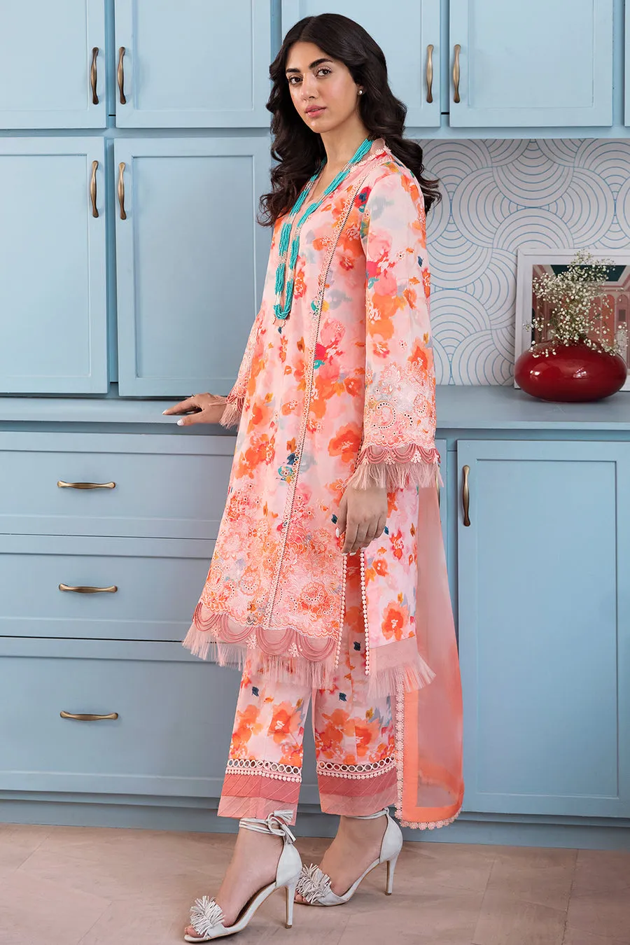 AFROZEH | PRINTKARI | Coral Crush