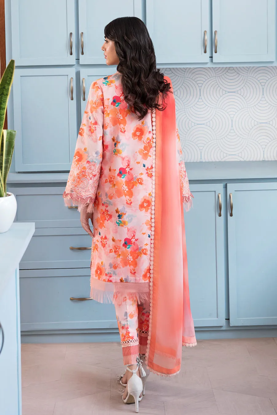 AFROZEH | PRINTKARI | Coral Crush