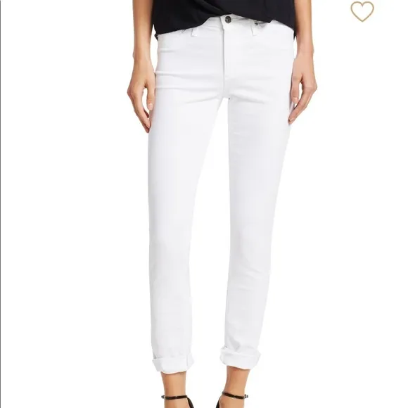 AG Jeans Prima Sateen Mid-Rise Cigarette Pants