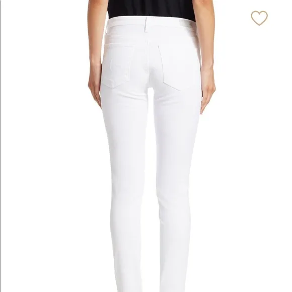 AG Jeans Prima Sateen Mid-Rise Cigarette Pants