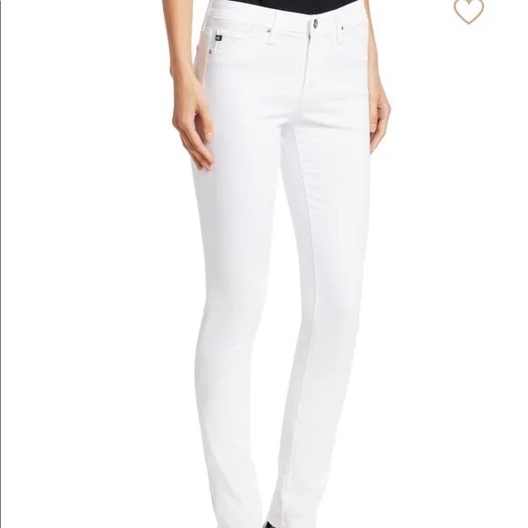 AG Jeans Prima Sateen Mid-Rise Cigarette Pants