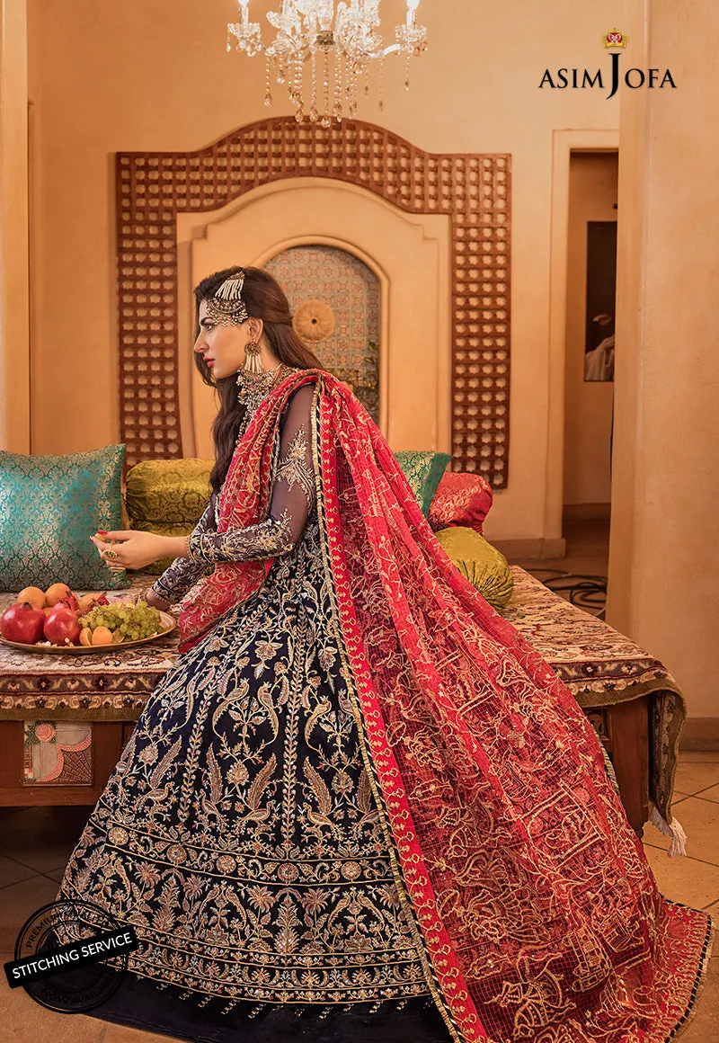 AJBN-02 | Asim Jofa  Baad-e-Naubahar Wedding Collection 2022 | Embroidered Organze Suits