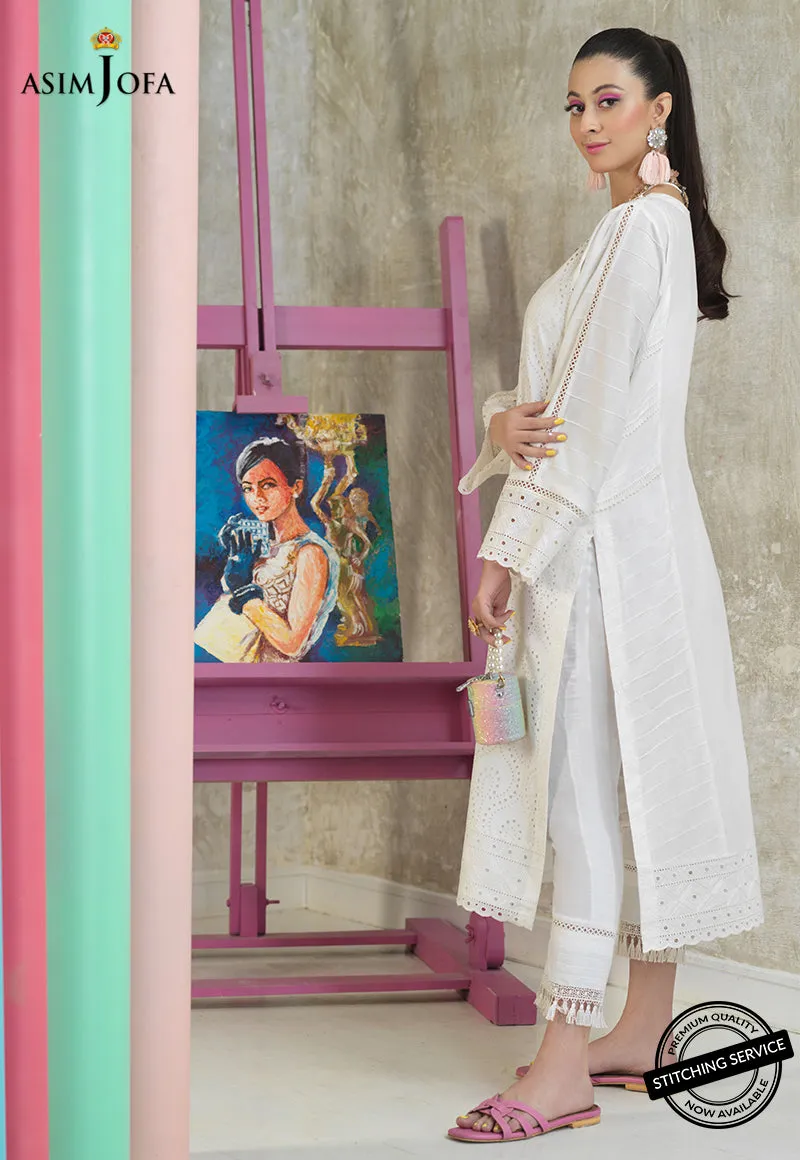 AJES-06 | Asim Jofa AJ Essentials Summer Collection 2022 | Embroidered Cotton Suits Unstitched 2 Piece