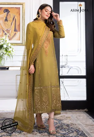 AJIM-08 Asim Jofa The Iqra & Minal Edit Winter Collection 2022 | Unstitched Embroidered Cotton Suits