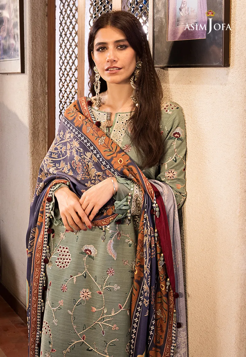 AJK-03 |  Asim Jofa The Syra Edit Kashmiri Embroidered Collection 2022 | Unstitched Embroidered Winter Suits