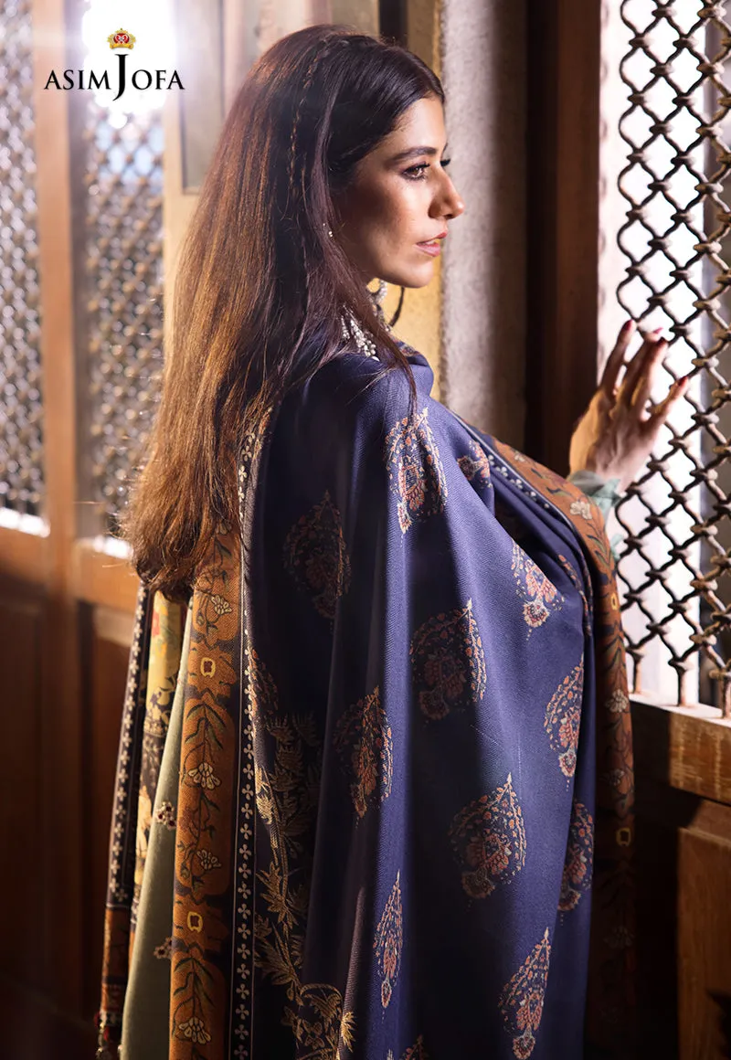 AJK-03 |  Asim Jofa The Syra Edit Kashmiri Embroidered Collection 2022 | Unstitched Embroidered Winter Suits