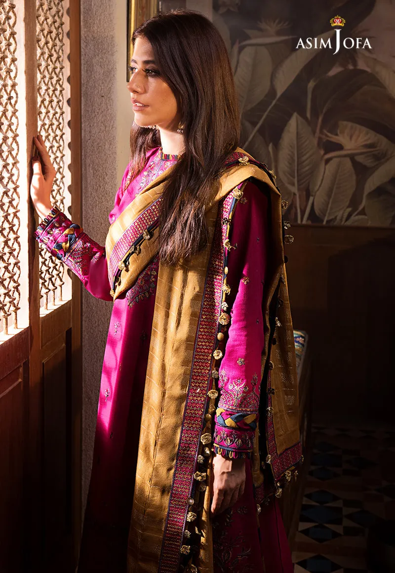 AJK-08 |  Asim Jofa The Syra Edit Kashmiri Embroidered Collection 2022 | Unstitched Embroidered Winter Suits