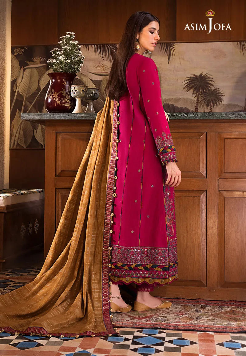 AJK-08 |  Asim Jofa The Syra Edit Kashmiri Embroidered Collection 2022 | Unstitched Embroidered Winter Suits