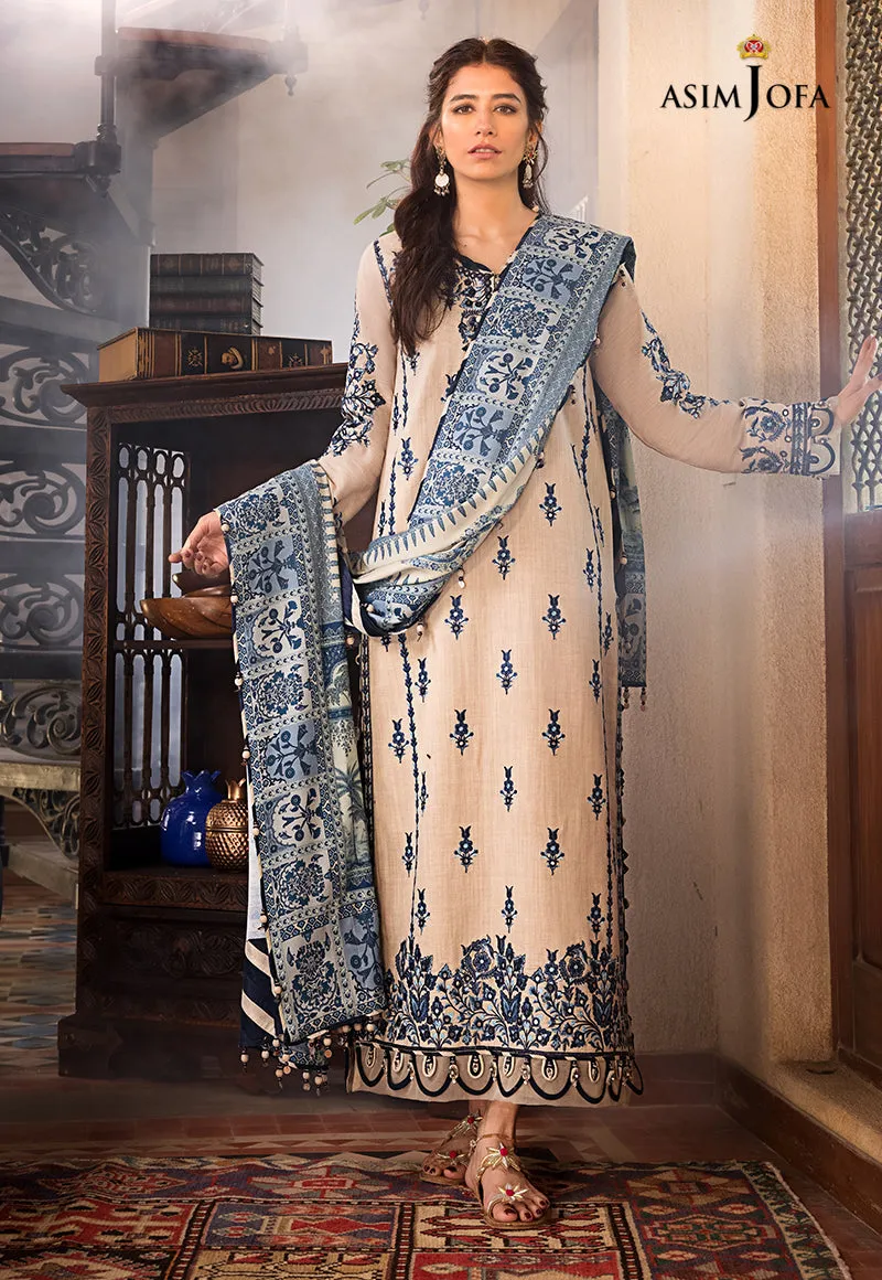 AJK-12 |  Asim Jofa The Syra Edit Kashmiri Embroidered Collection 2022 | Unstitched Embroidered Winter Suits