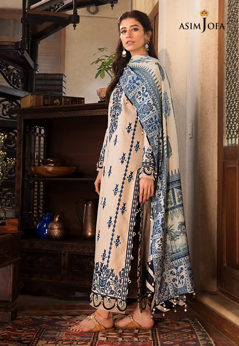 AJK-12 |  Asim Jofa The Syra Edit Kashmiri Embroidered Collection 2022 | Unstitched Embroidered Winter Suits