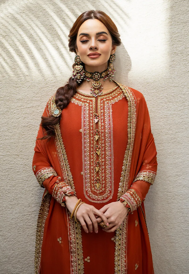 AJKM-03 | Asim Jofa Eid Festive 2023 | Unstitched Chiffon Suits
