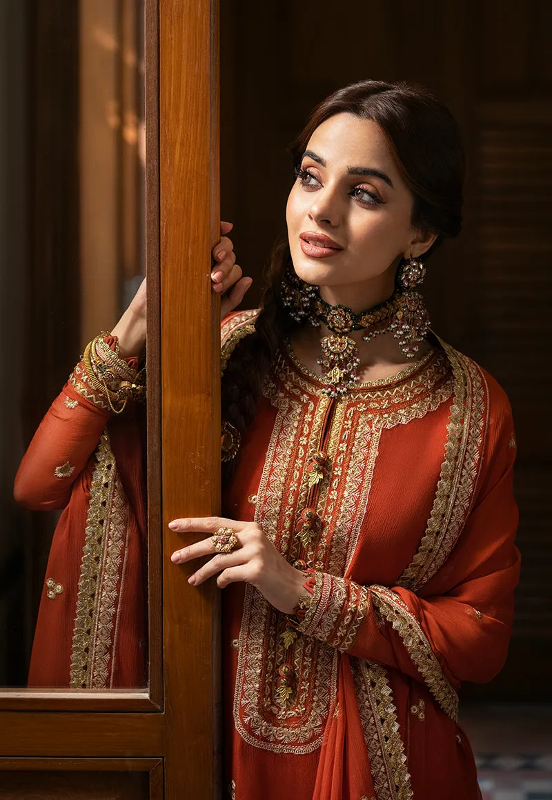 AJKM-03 | Asim Jofa Eid Festive 2023 | Unstitched Chiffon Suits