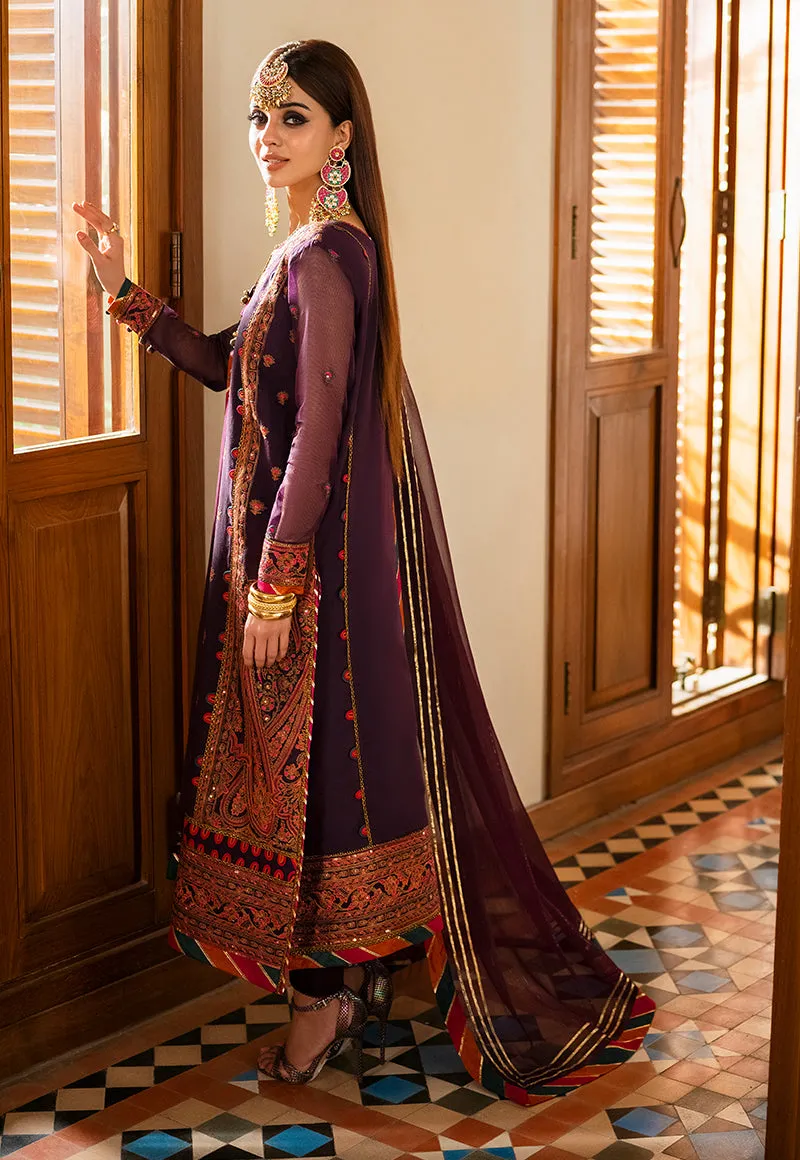 AJKM-09 | Asim Jofa Eid Festive 2023 | Unstitched Cotton Net Organza Suits