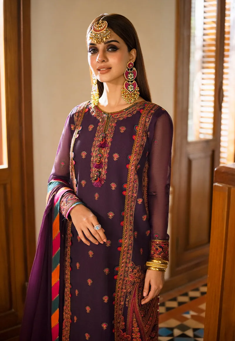 AJKM-09 | Asim Jofa Eid Festive 2023 | Unstitched Cotton Net Organza Suits
