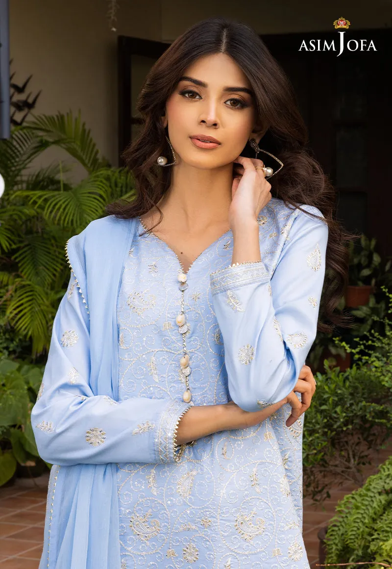 AJPE-13 (3-PC) | Asim Jofa Pret Essentials Eid Edit II Collection | Embroidered Stitched RTW Suits