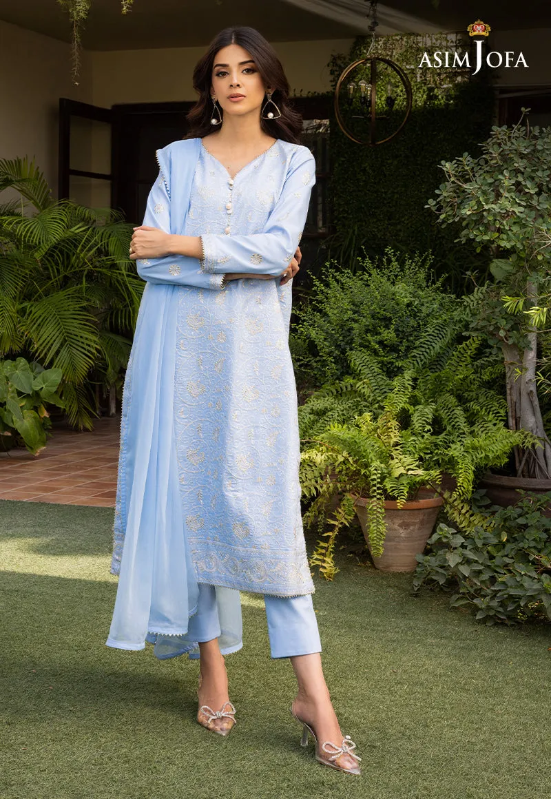 AJPE-13 (3-PC) | Asim Jofa Pret Essentials Eid Edit II Collection | Embroidered Stitched RTW Suits