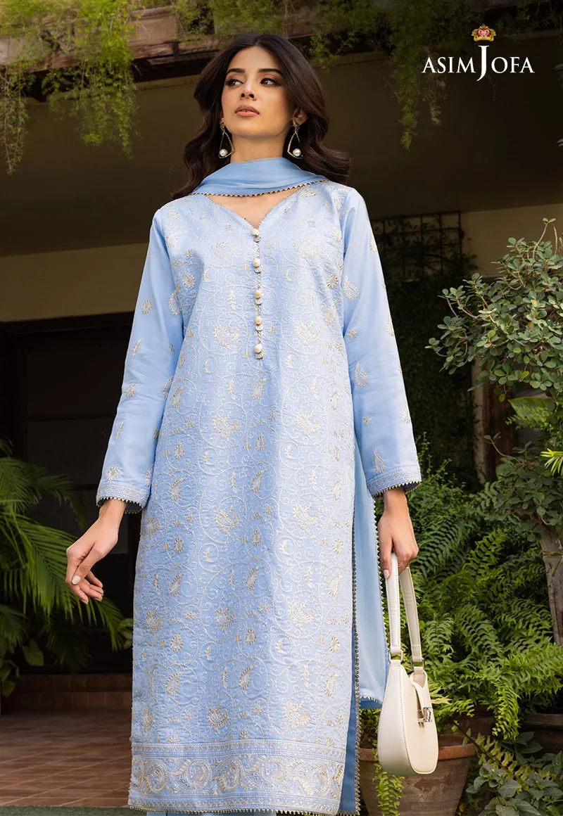 AJPE-13 (3-PC) | Asim Jofa Pret Essentials Eid Edit II Collection | Embroidered Stitched RTW Suits