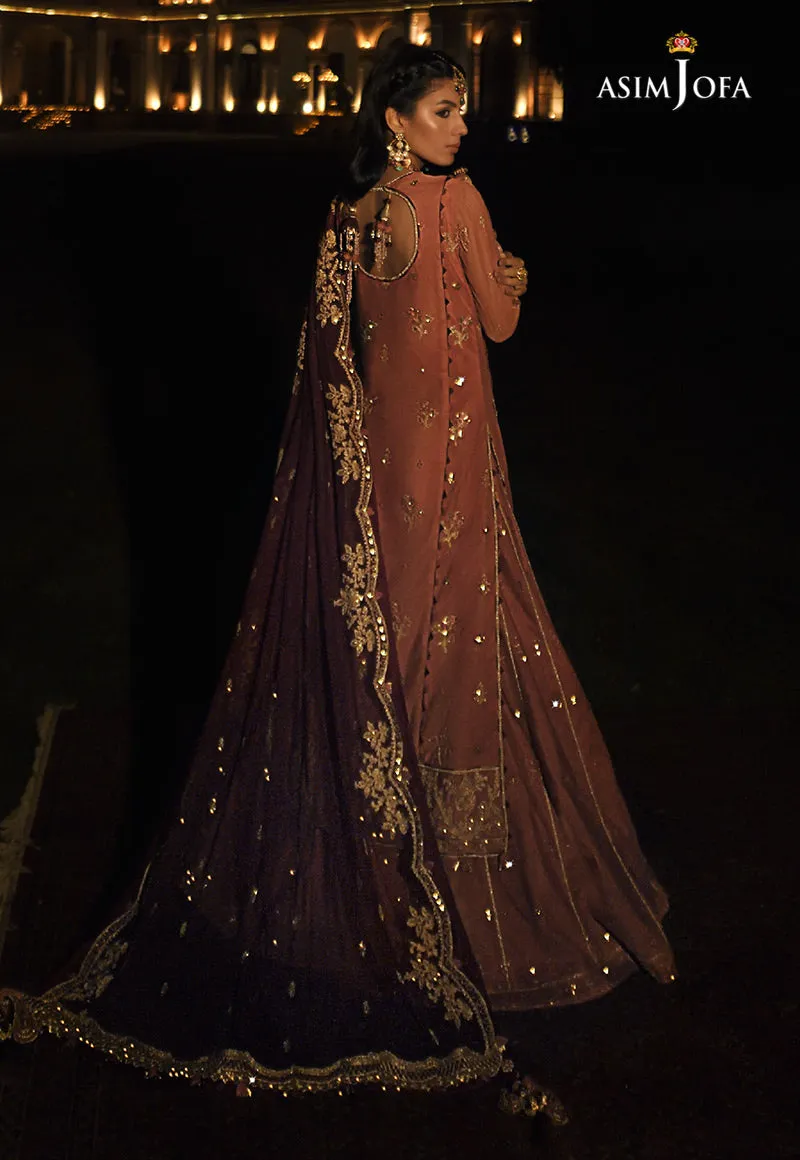 AJST-12 | Asim Jofa Sadqay Tumharay Eid Collection 2022 | Unstitched Embroidered Net Suits