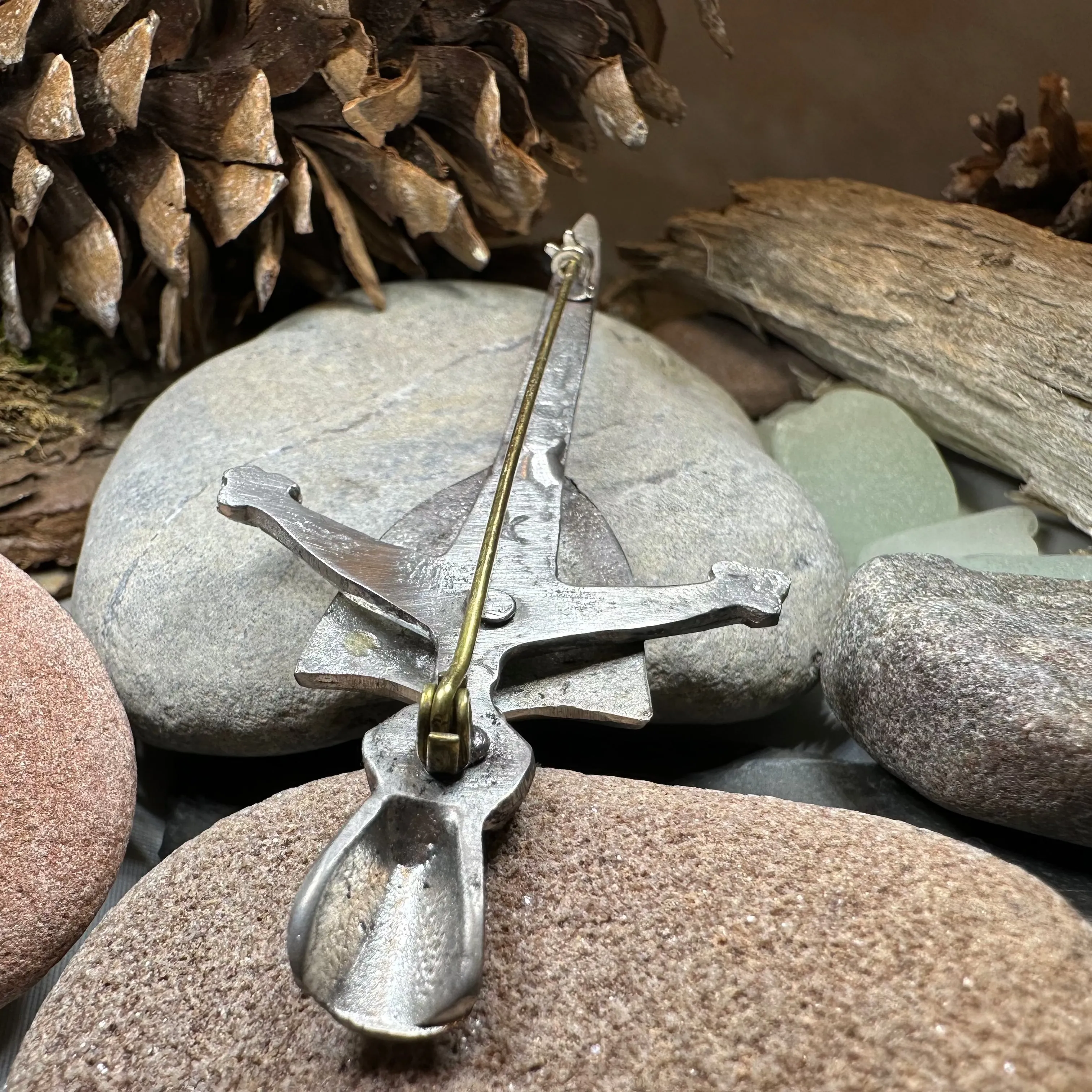 Alban Thistle Shield Kilt Pin