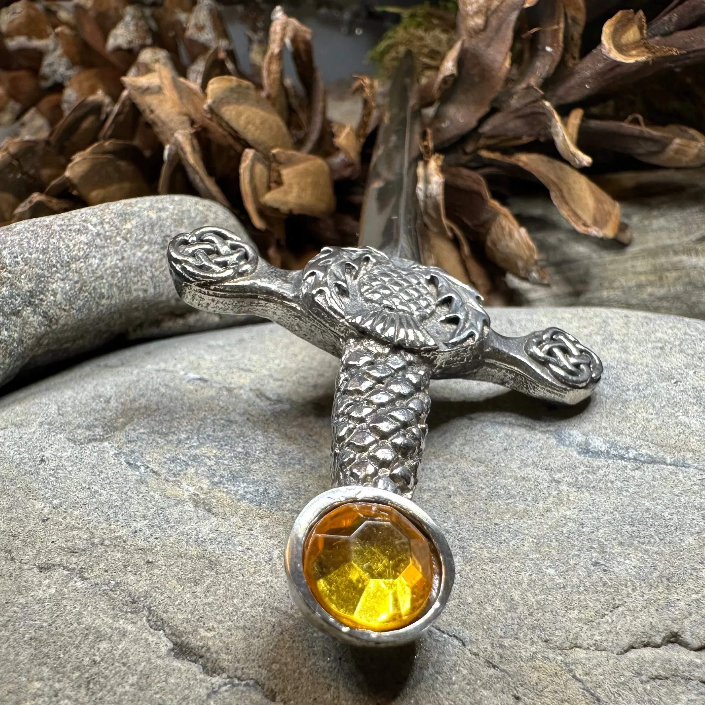 Alexander Thistle Kilt Pin