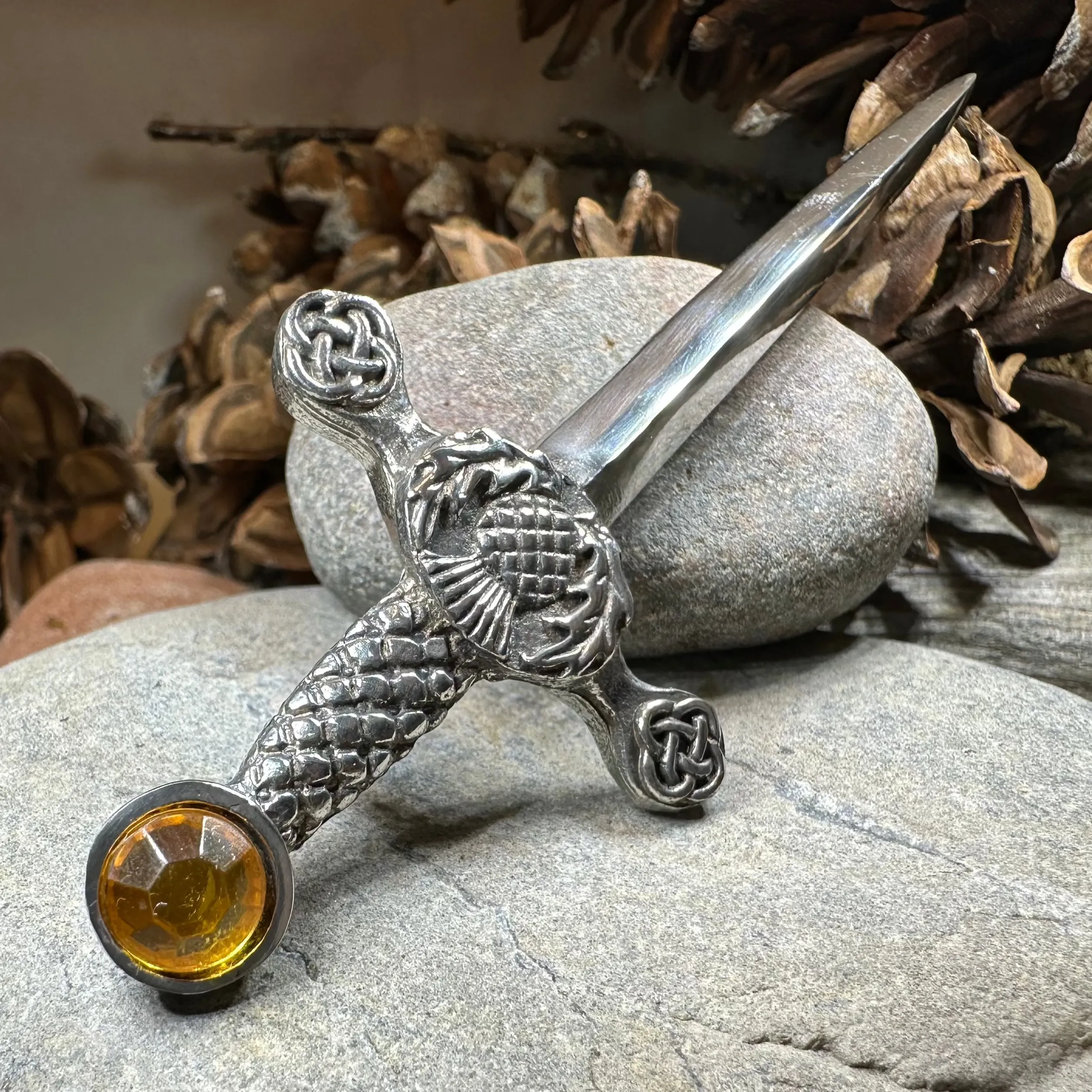 Alexander Thistle Kilt Pin