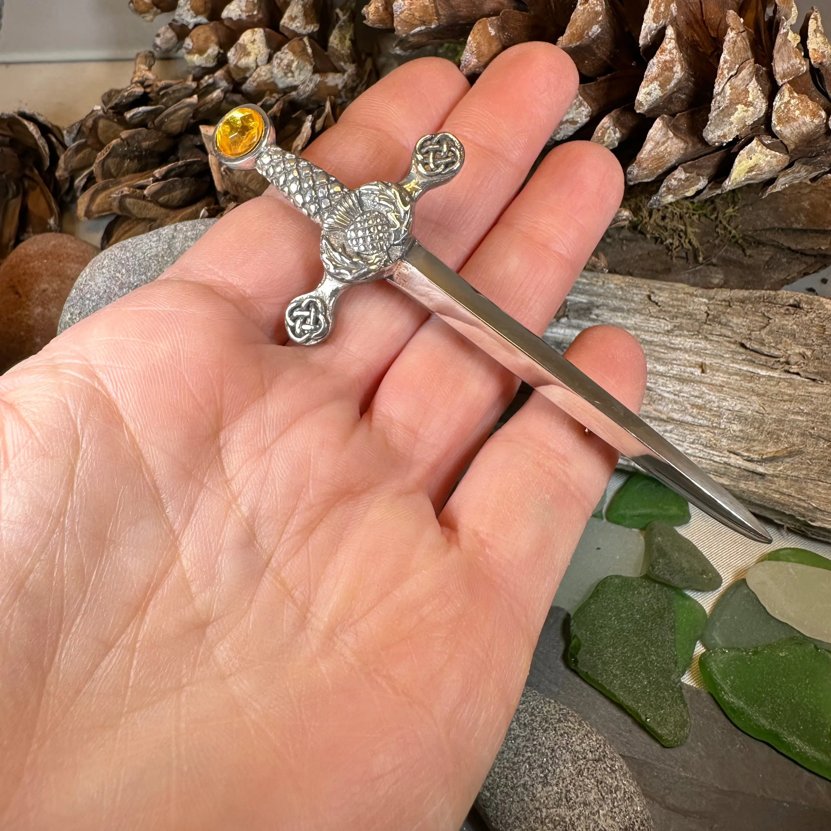 Alexander Thistle Kilt Pin