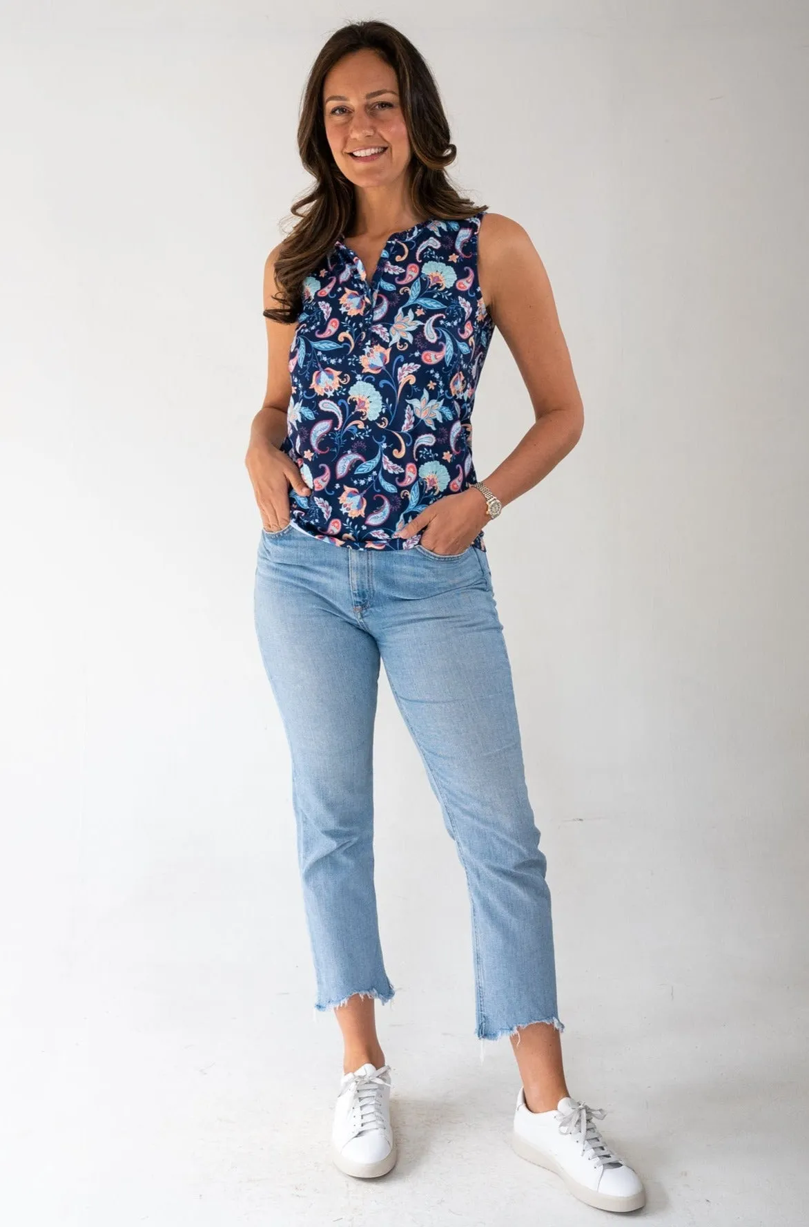Alice Sleeveless Henley