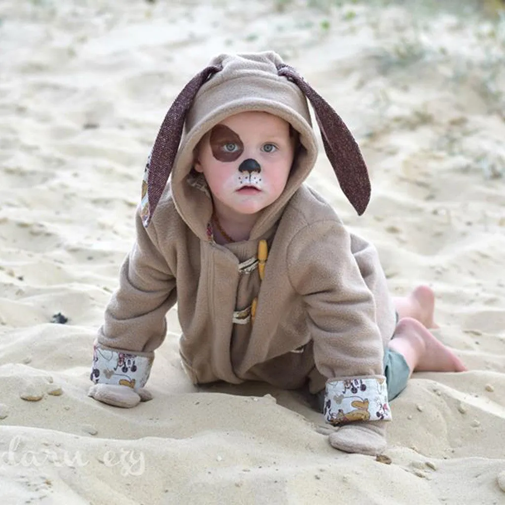 Animal COAT Add-on Sewing Pattern ~ both Adult and Child sizes available