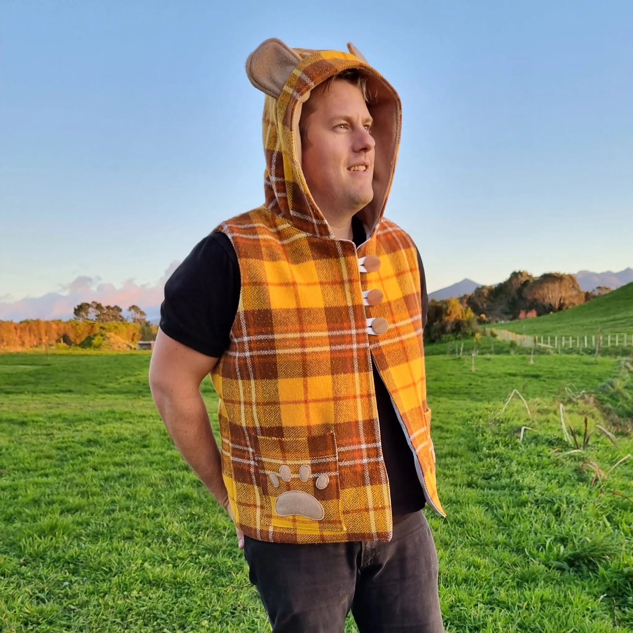 Animal VEST Add-on Sewing Pattern ~ both Adult and Child sizes available