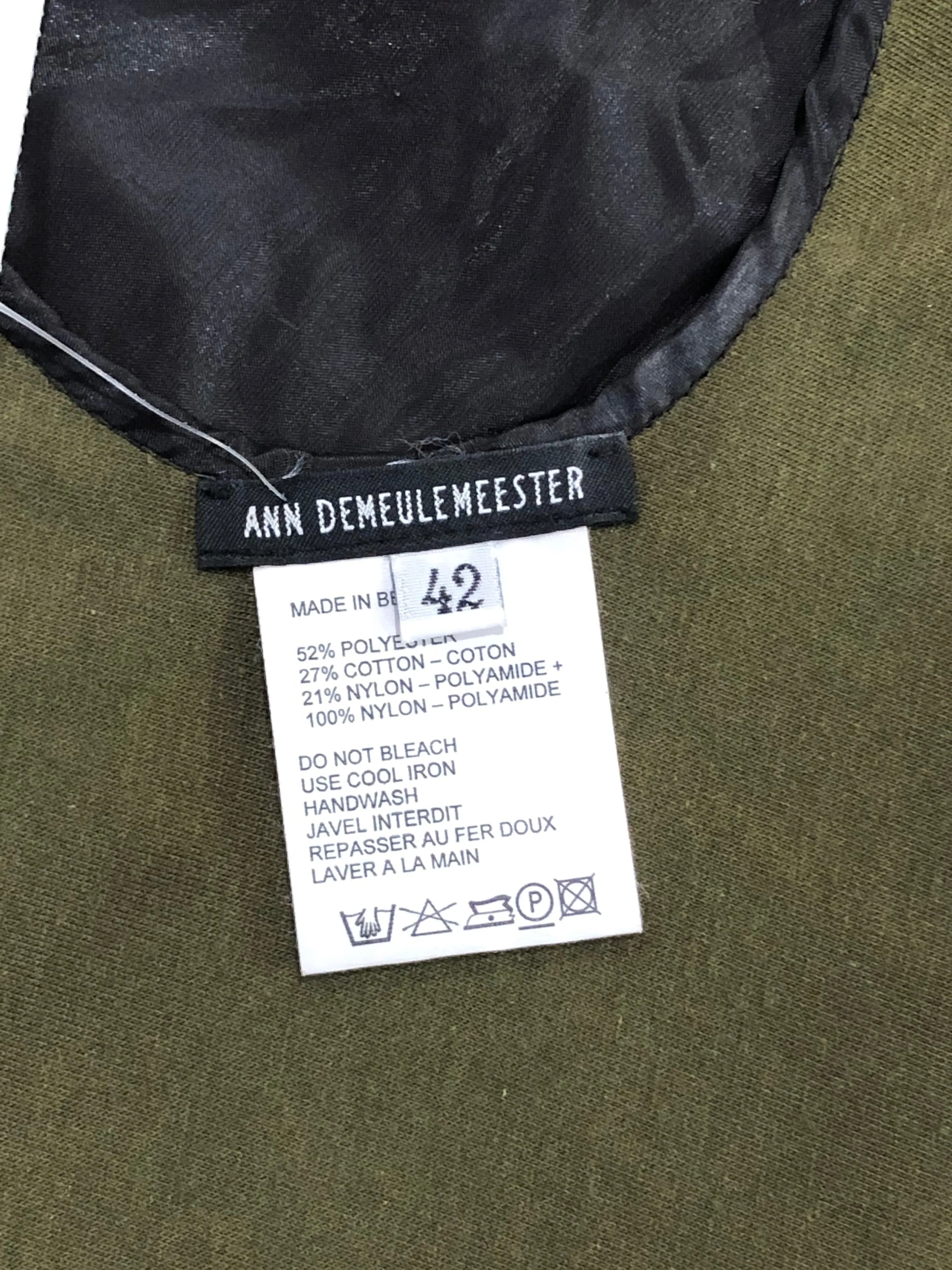 Ann Demuelemeester 2 Piece Nylon Vest Ensemble
