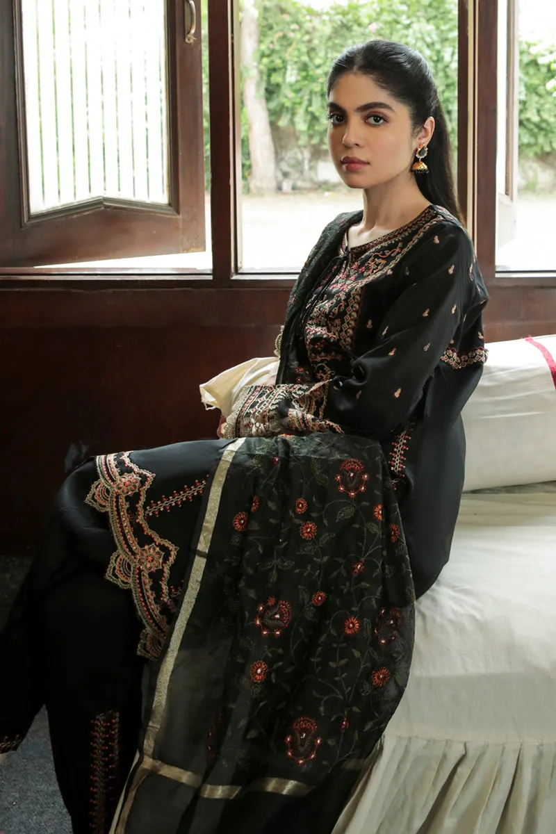AQ-01  ZAREEN | Qalamkar Qline Dastak Summer Collection 2022 | Unstitched Embroidered Lawn Suits