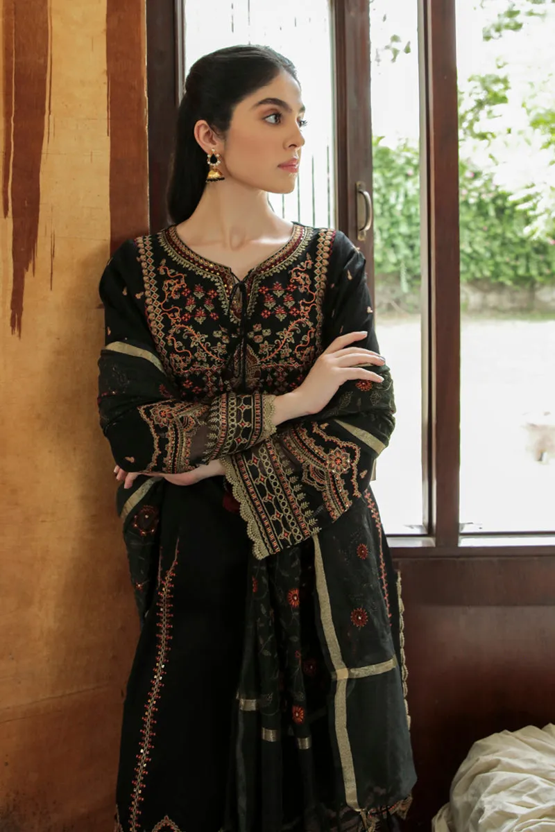 AQ-01  ZAREEN | Qalamkar Qline Dastak Summer Collection 2022 | Unstitched Embroidered Lawn Suits